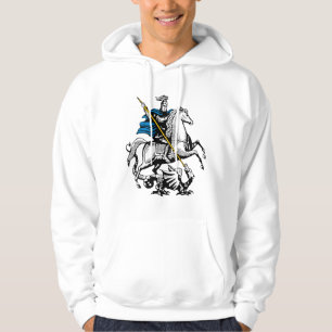 Moskauer Stadt Russland Symbol Heilige Stadt Hoodie