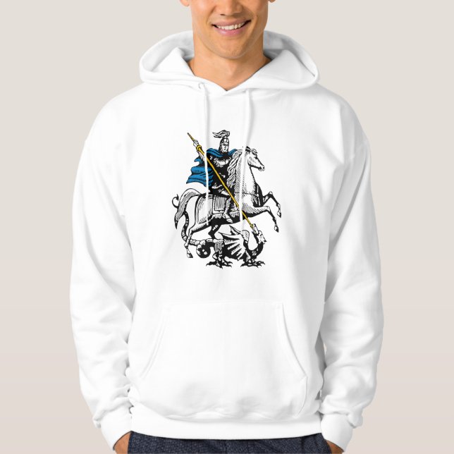 Moskauer Stadt Russland Symbol Heilige Stadt Hoodie (Vorderseite)