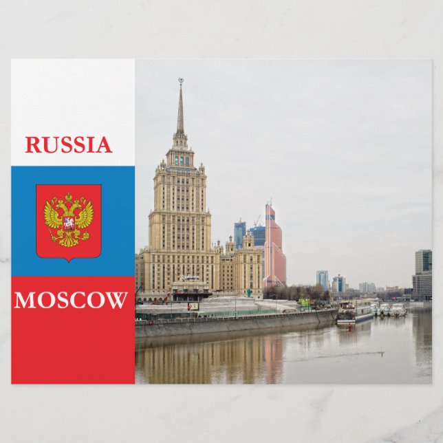 Moskauer Stadtbild Flyer (Vorne)