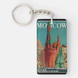 Moskauer Vintage Souvenirs Schlüsselanhänger