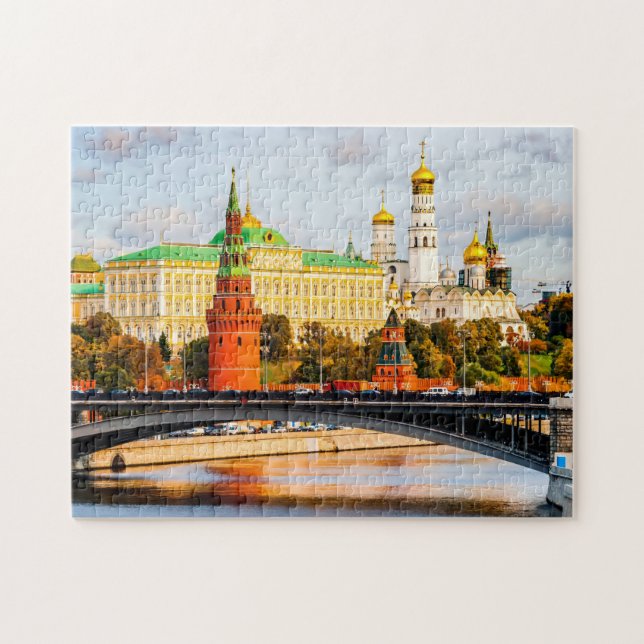 Moskaus Kreml in der goldenen Herbstsaison Puzzle (Horizontal)