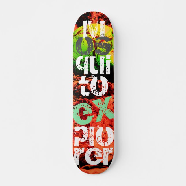 Moskito-Entdecker Skateboard (Vorne)