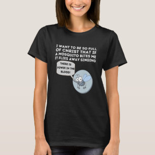 Moskito Joke Christliche Bibel & Jesus T-Shirt