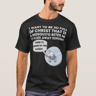 Moskito Joke - Christliche Bibel und Jesus T-Shirt