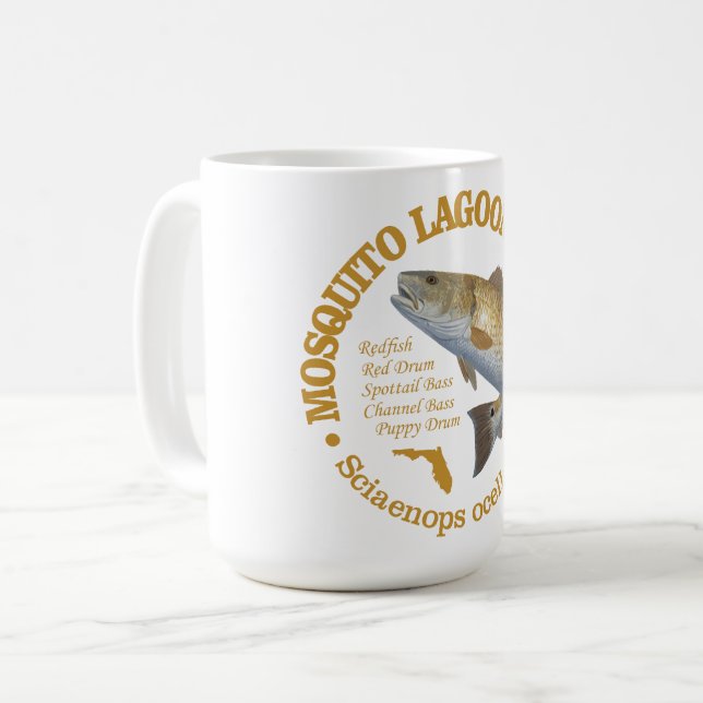 Moskito Lagoon (Rotbarsch) Kaffeetasse (Vorderseite Links)