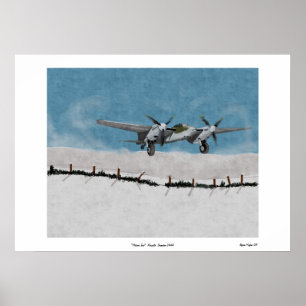 Moskito "Missions End" Dezember 1944 Poster