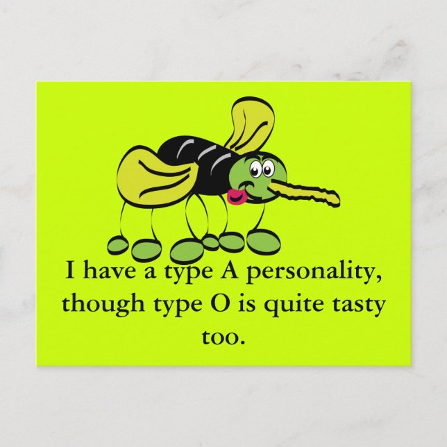 Moskito Postkarte (Vorderseite)