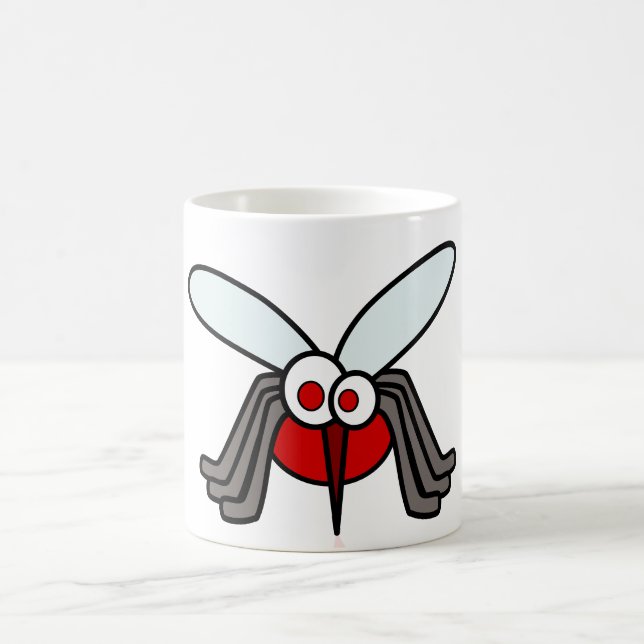 Moskitokaricatur-Tasse Kaffeetasse (Mittel)
