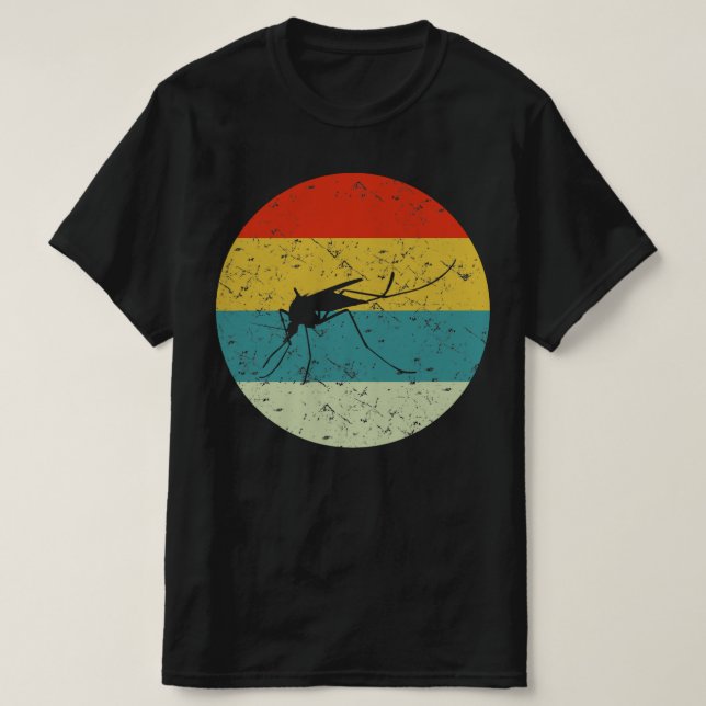 Moskitoretro Vintage Silhouette 70er T-Shirt (Design vorne)
