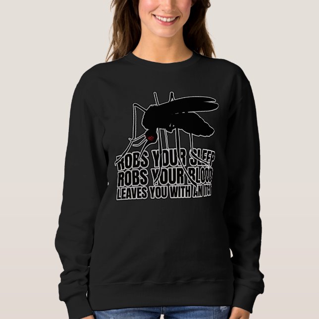 Moskitos Mosquitos Marvae Entomology Geek Sweatshirt (Vorderseite)