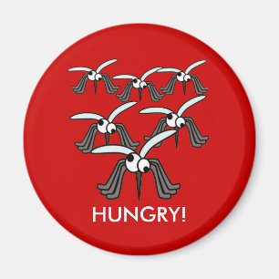 Moskitos sind hungrig magnet