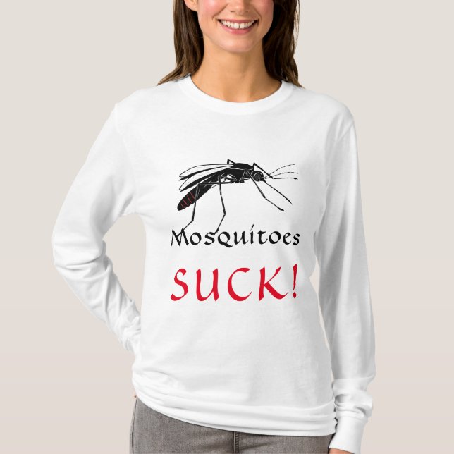 Moskitos sind zum Kotzen! T-Shirt (Vorderseite)