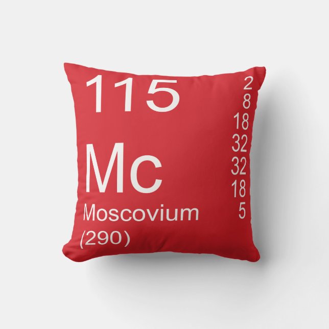 Moskovium Kissen (Vorderseite)