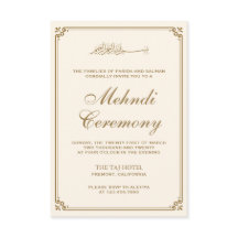 Moslem an der Creme und am Gold Border