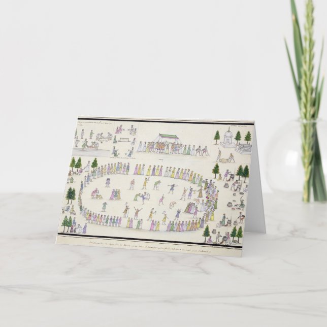 Moslemische Festivals einschließlich das Ende von Karte (Vorderseite)