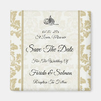 Moslems Gold retten die Einladung zum Date Magnet