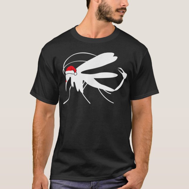 MOSQUITO-Hemdgeschenk, Weihnachtsmannmütze Christm T-Shirt (Vorderseite)