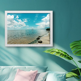 Mosquito Lagoon Florida Water Sky Fotodruck