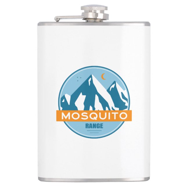 Mosquito Range Colorado Stars Moon Flachmann (Vorderseite)