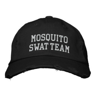 MOSQUITO SWAT TEAM HAT [schwarz] Bestickte Kappe