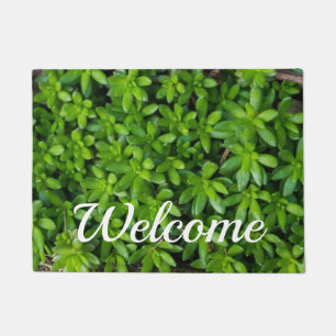 Moss Abstrakt Welcome Doormat Fußmatte