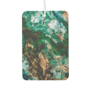 Moss Agate Green Crystal Geode Abstrakt Autolufterfrischer