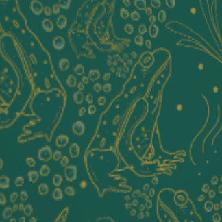 Moss and Mantle Fables in Gold Wallpaper Tapete