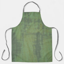 Moss Green Abstrakt Unisex Schürze von Detailwisse