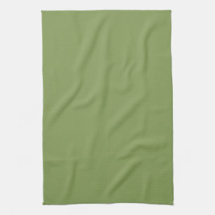 Moss Green Accent Background Color Anpassen Geschirrtuch