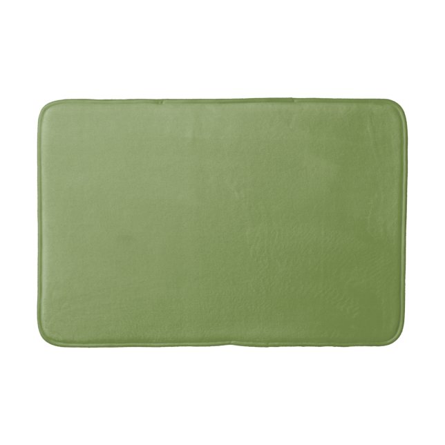 Moss Green Background Color Decoder anpassen Badematte (Vorderseite)