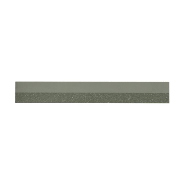 Moss Green Bottom Fade Wrap Label - Anpassbar (Person)
