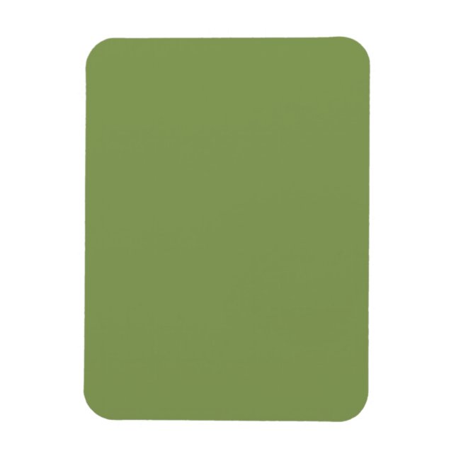 Moss Green Color Anpassen Magnet (Vertikal)