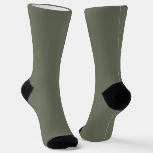 Moss Green Crew Socks - Anpassbare Pair Socken