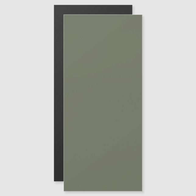 Moss Green Custom Magnetkarten Magnetkarte (Vorne/Hinten)
