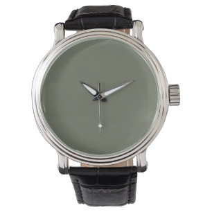 Moss Green Custom Watch Face Design Armbanduhr