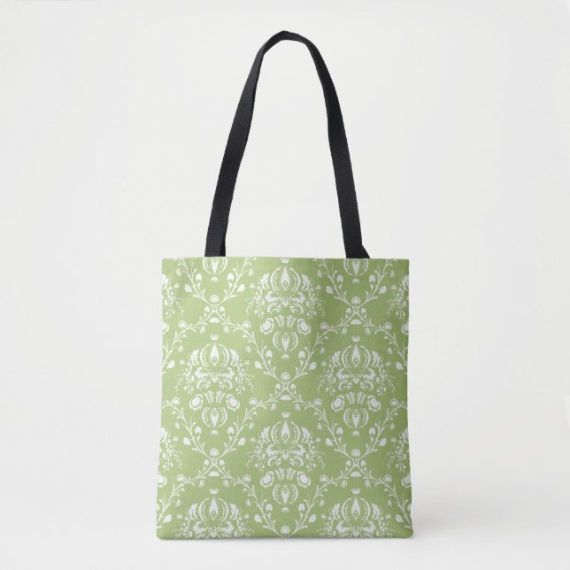Moss Green Damask (Vorderseite)