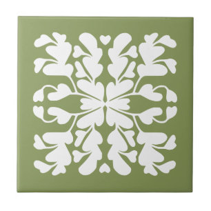 Moss green Deko Fliese