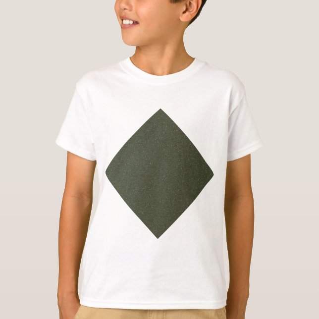 Moss Green Diamond Kids T - Shirt (Vorderseite)