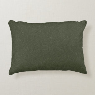 Moss Green Dual Texture Accent Pillow - Anpassen Dekokissen