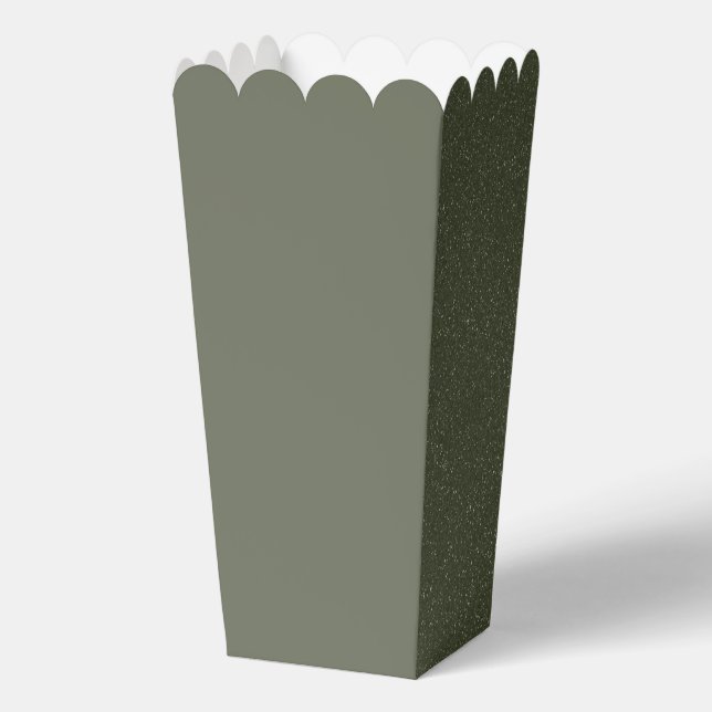 Moss Green Dual-Tone-Bevorzugung - Custom Geschenkschachtel (Vorderseite)