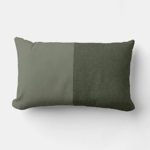 Moss Green Duo Pillow - Anpassbarer Akzent Lendenkissen