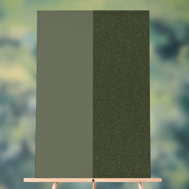 Moss Green Duo-Tone AkrylPlaque - individuell eins Acrylschild (Neutral)