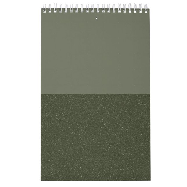 Moss Green Duo-Tone-Wandkalender Kalender (Titelbild)