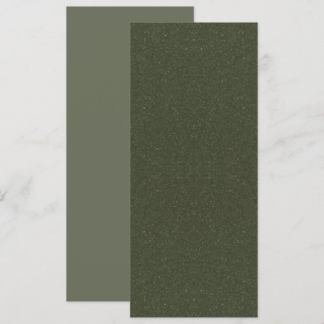 Moss Green Flat Event Program - Anpassen Programm (Vorne/Hinten)