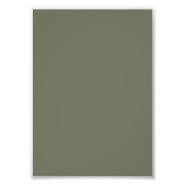 Moss Green Foto Erweiterung Print - Anpassbar (Vorne)