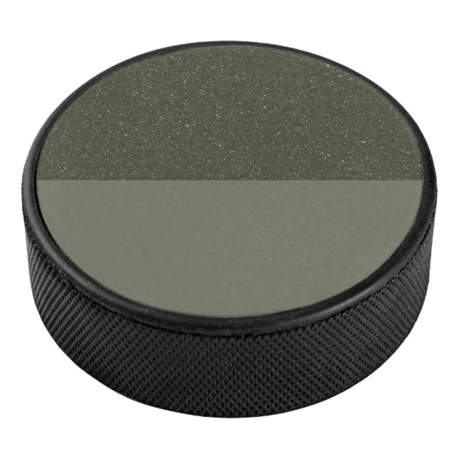 Moss Green Hockey Puck mit zwei Tonen Glitzer (Cus (3/4)