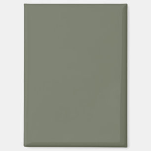 Moss Green Minimalistisch Custom Kühlschrankmagnet Magnet
