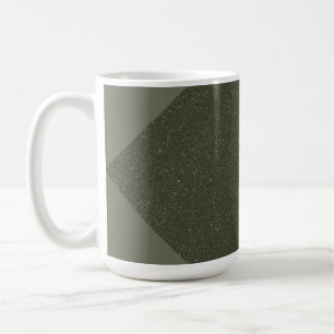 Moss Green Modern Noise Pattern Tasse