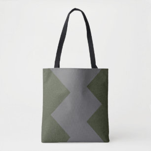 Moss Green Muster Tote Bag