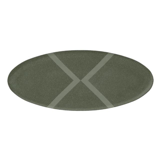 Moss Green Name Tag Namenschild (Vorderseite)